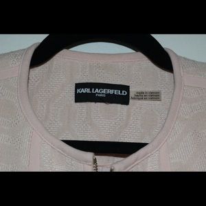Karl Lagerfeld pink blazer
